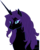 Size: 4084x5161 | Tagged: safe, artist:leovictor, colorist:bugsydor, oc, oc only, oc:nyx, alicorn, pony, fanfic:past sins, absurd resolution, alicorn oc, colored eyelashes, eyelashes, female, frown, horn, mare, messy mane, older nyx, serious face, simple background, slit pupils, solo, transparent background, vector, wings