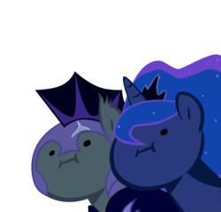 Size: 908x869 | Tagged: safe, artist:haloreplicas, princess luna, g4, night guard, simple background, transparent background, vector, wut face