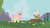 Size: 640x355 | Tagged: safe, screencap, fluttershy, parasprite, g4, bucket, ocd, youtube caption