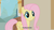 Size: 640x355 | Tagged: safe, screencap, fluttershy, pegasus, pony, g4, swarm of the century, door, smiling, solo, youtube caption