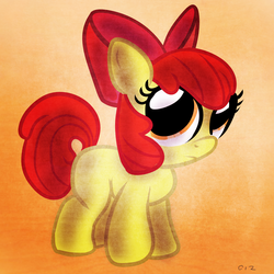 Size: 3000x3000 | Tagged: safe, artist:anotheraverageartist, apple bloom, earth pony, pony, g4, female, high res, solo