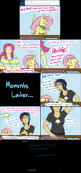 Size: 1266x2675 | Tagged: source needed, useless source url, safe, artist:cartoonlion, fluttershy, pinkie pie, rainbow dash, oc, oc:futashy, human, pony, ask futashy, futaverse, g4, ask, comic, female, humanized, intersex