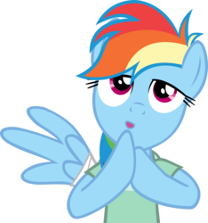 Size: 5000x5353 | Tagged: safe, artist:anitech, rainbow dash, g4, read it and weep, absurd resolution, simple background, transparent background, vector