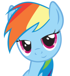 Size: 9781x10676 | Tagged: safe, artist:slyfoxcl, rainbow dash, pony, g4, absurd resolution, bedroom eyes, female, simple background, solo, transparent background, vector
