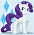 Size: 836x874 | Tagged: safe, artist:mintystitch, rarity, pony, g4, female, solo