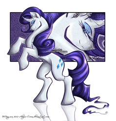 Size: 644x677 | Tagged: safe, artist:abyss-crown, rarity, pony, g4, female, solo