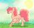 Size: 800x652 | Tagged: safe, artist:miniyuna, pinkie pie, earth pony, pony, g4, eyes closed, female, solo, sun