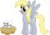 Size: 4284x3000 | Tagged: safe, artist:thejourneysend, derpy hooves, pegasus, pony, g4, female, happy, mare, muffin, simple background, solo, spread wings, transparent background, wings