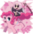 Size: 1133x1179 | Tagged: safe, artist:weekendviking, pinkie pie, g4, bleach (manga), simple background, sword, transparent background, weapon, yachiru kusajishi