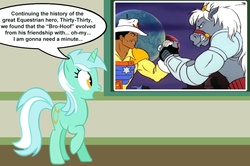 Size: 889x590 | Tagged: safe, lyra heartstrings, human, pony, g4, bravestarr, chalkboard, hand, human fetish, human studies101 with lyra, meme, that pony sure does love hands, thirty-thirty, vector