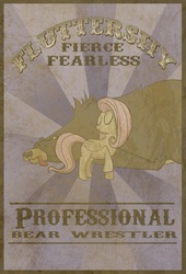 Size: 1700x2500 | Tagged: safe, artist:frostmusic, fluttershy, g4, poster