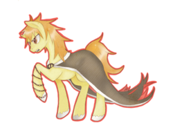 Size: 1600x1200 | Tagged: safe, artist:pony-untastic, pony, bleach (manga), crossover, kurosaki ichigo, ponified, simple background, solo, transparent background