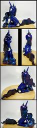 Size: 2720x9248 | Tagged: safe, artist:bulldogs29, princess luna, g4, craft, customized toy, irl, merchandise, photo