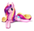 Size: 787x715 | Tagged: safe, artist:ende26, princess cadance, pony, g4, female, prone, simple background, solo, transparent background