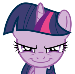 Size: 3870x3843 | Tagged: safe, artist:ackdari, twilight sparkle, g4, bust, female, grin, high res, mare, simple background, transparent background, vector