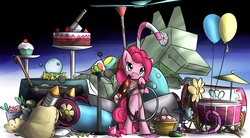 Size: 1960x1080 | Tagged: safe, artist:dshou, pinkie pie, earth pony, pony, g4