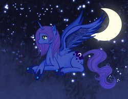 Size: 792x612 | Tagged: safe, artist:fireecho, princess luna, pony, g4, female, solo