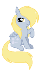 Size: 402x608 | Tagged: safe, artist:nightbluemoon, derpy hooves, pegasus, pony, g4, female, mare, simple background, solo, transparent background