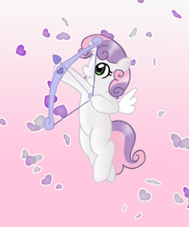 Size: 1000x1200 | Tagged: safe, artist:marikaefer, sweetie belle, pony, g4, bow, female, solo