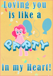 Size: 1573x2232 | Tagged: safe, artist:marikaefer, pinkie pie, earth pony, pony, g4, female, solo, valentine