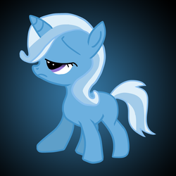 Size: 1000x1000 | Tagged: safe, artist:mushyart, artist:sparky-luck, trixie, g4, filly