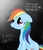 Size: 1371x1600 | Tagged: dead source, safe, artist:zirbronium, rainbow dash, pony, g4, crying, female, frown, rejection, sad, solo