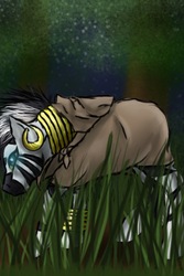 Size: 400x600 | Tagged: safe, artist:breezyfox, zecora, zebra, g4