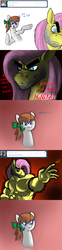 Size: 848x3420 | Tagged: safe, artist:maximos, fluttershy, oc, oc:troll-raipony, anthro, g4, agni kai, avatar the last airbender, flutterguy, just-ask-flutterguy, rule 63, this will end in burns, tumblr