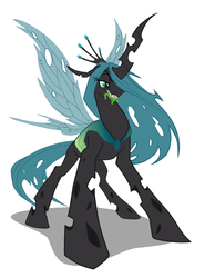 Size: 757x1023 | Tagged: dead source, safe, artist:jaxstern256, artist:squeedgemonster, queen chrysalis, changeling, changeling queen, g4, female