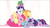 Size: 923x525 | Tagged: safe, artist:dessacrow, applejack, fluttershy, pinkie pie, rainbow dash, rarity, spike, twilight sparkle, pony, unicorn, g4, mane seven, mane six, pony pile, sleep pile, sleeping, unicorn twilight