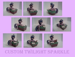 Size: 3200x2400 | Tagged: safe, artist:groovebird, twilight sparkle, g4, book, high res, irl, photo, sculpture