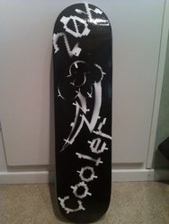 Size: 900x1195 | Tagged: safe, artist:bj9000, rainbow dash, g4, customized toy, cutie mark, irl, photo, skateboard