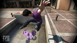 Size: 900x500 | Tagged: safe, artist:stratolicious, twilight sparkle, g4, skate, skateboard, video game