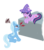 Size: 2203x2515 | Tagged: safe, artist:wolferahm, trixie, twilight sparkle, pony, unicorn, g4, duo, female, high res, mare, simple background, transparent background, unicorn twilight