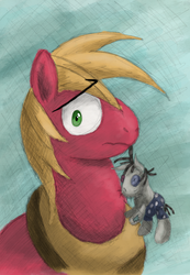 Size: 2423x3498 | Tagged: safe, artist:hewison, big macintosh, smarty pants, earth pony, pony, g4, high res, male, stallion