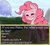 Size: 900x810 | Tagged: safe, artist:askponybrandenburg, pinkie pie, g4, balloon, blushing, dating game, mouth hold