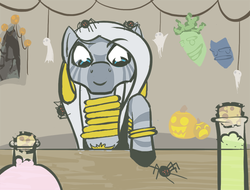 Size: 600x457 | Tagged: safe, artist:acidandgrit, zecora, zebra, g4, nightmare night