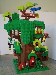 Size: 1536x2048 | Tagged: safe, golden oaks library, lego, library, model, photo