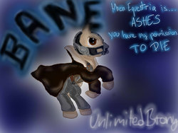 Size: 900x675 | Tagged: safe, bane, ponified, the dark knight rises