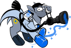 Size: 600x409 | Tagged: safe, artist:owlygem, medic, medic (tf2), ponified, simple background, team fortress 2, transparent background