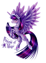 Size: 1600x2200 | Tagged: safe, artist:rubypm, twilight sparkle, alicorn, pony, g4, crown, element of magic, female, jewelry, mare, older, regalia, simple background, solo, transparent background, twilight sparkle (alicorn)