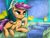 Size: 782x587 | Tagged: safe, artist:madhotaru, scootaloo, pegasus, pony, g4, blueprint, chest fluff, female, solo