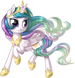 Size: 935x978 | Tagged: safe, artist:kittehkatbar, princess celestia, g4, cute, cutelestia, simple background, transparent background