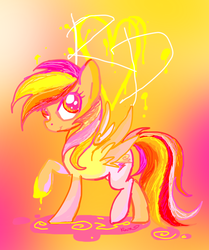 Size: 500x599 | Tagged: safe, artist:fluffnuffs, rainbow dash, pegasus, pony, g4