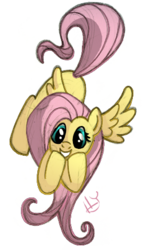 Size: 253x443 | Tagged: safe, artist:lunardawn, fluttershy, pegasus, pony, g4, cute, female, shyabetes, solo