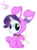 Size: 2000x2692 | Tagged: safe, artist:kristiesparcle, rarity, pony, g4, bunny costume, clothes, element of generosity, female, filly, filly rarity, high res, mannequin, simple background, solo, transparent background, vector, younger