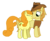 Size: 849x698 | Tagged: safe, artist:soup, braeburn, carrot top, golden harvest, earth pony, pony, g4, carrotburn, duo, female, male, mare, shipping, simple background, stallion, straight, transparent background