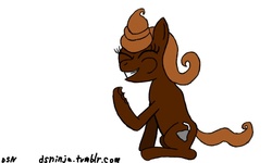 Size: 800x480 | Tagged: safe, artist:dsninja, food pony, original species, 30 minute art challenge, chocolate, ponified