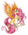 Size: 1800x2200 | Tagged: safe, artist:rubypm, fluttershy, alicorn, pony, g4, alicornified, element of kindness, female, flower, fluttercorn, race swap, simple background, solo, transparent background