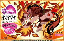 Size: 680x439 | Tagged: safe, artist:ailanista, pony, avatar the last airbender, ponified, solo, zuko